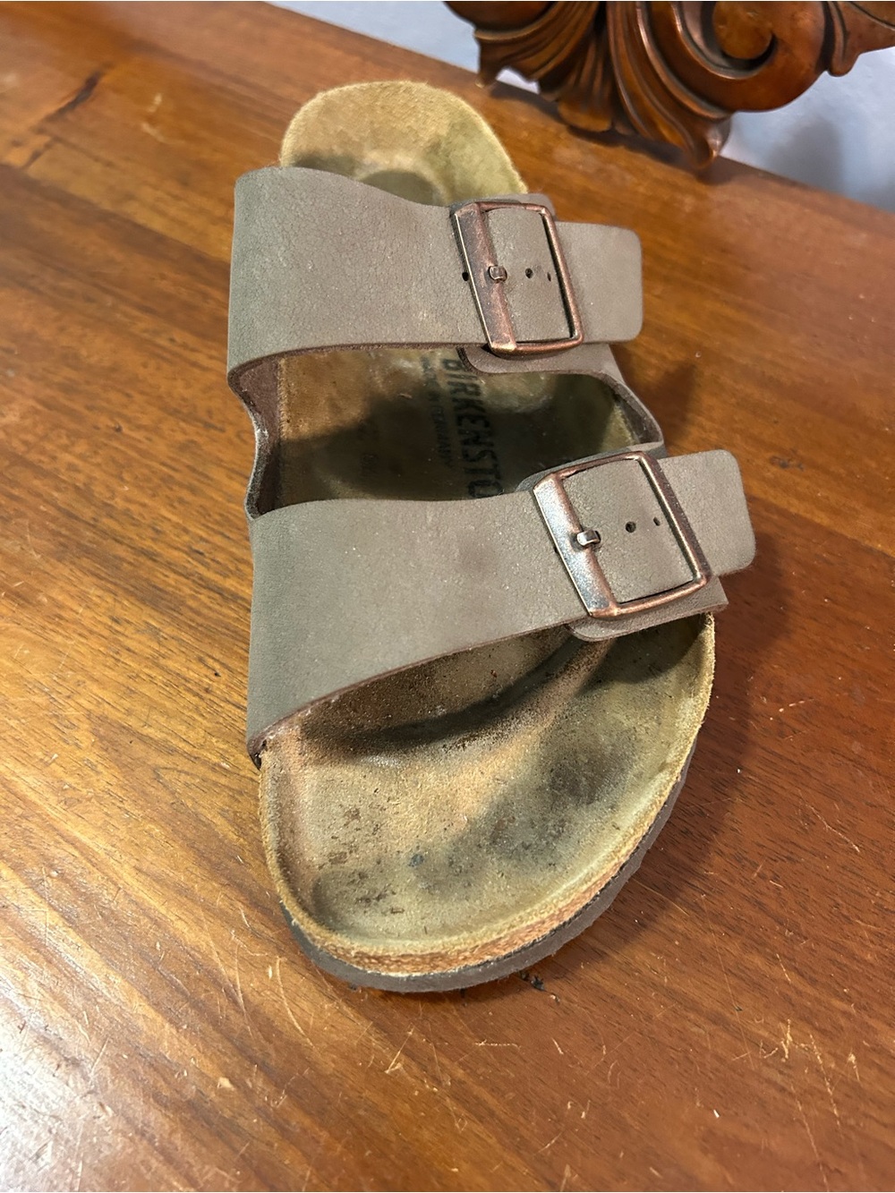 Birkenstock Arizona Mocha Slides Men’s 7 Women’s 9 Nice - Picture 8 of 13